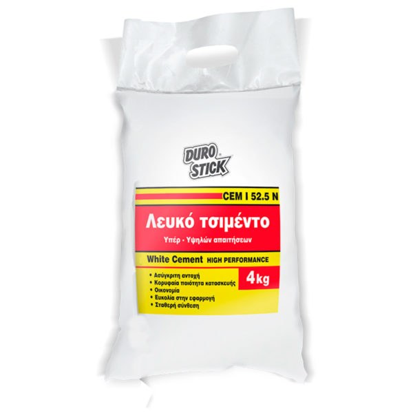 ΤΣΙΜΕΝΤΟ ΛΕΥΚΟ 4 kg DUROSTICK