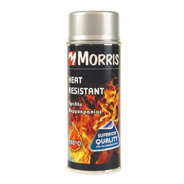 ΣΠΡΕΥ ΥΨΗΛΗΣ ΘΕΡΜΟΚΡΑΣΙΑΣ 800°C ΑΣΗΜΙ 400ml MORRIS